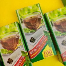 Фильтр-пакеты для заваривания листового чая, 100 шт