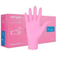 Перчатки нитриловые (M) Nitrylex РОЗОВЫЕ (50 пар)