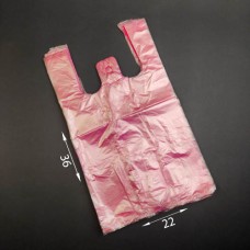 Пакеты майка одноразовые полиэтиленовые для продуктов OS, 22*36 см/100 шт