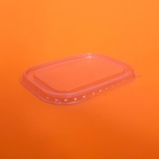 Крышка пластиковая одноразовая для прямоугольного салатника PET, 750 мл/1000 мл